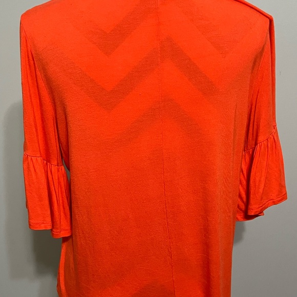 Clemson Ladies T-Shirt from Gameday Couture w/ Ruffled Sleeves - Size Medium - Picture 9 of 11
